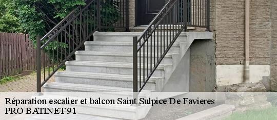 Réparation escalier et balcon